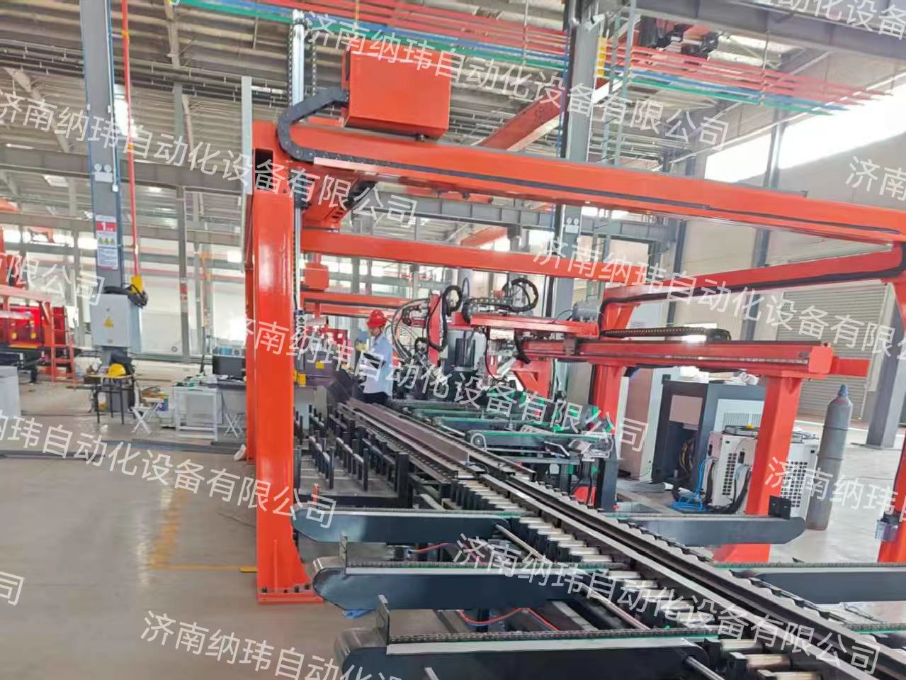 槽钢自动化生产线案例